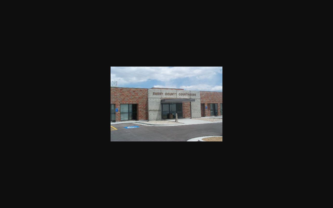 Emery County court docket courthouse in Castle Dale
