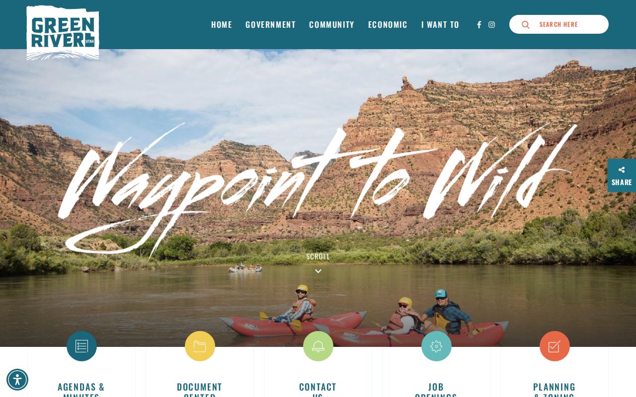 Official Green River Utah municipal resources page